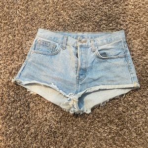 High Waisted Jean Shorts